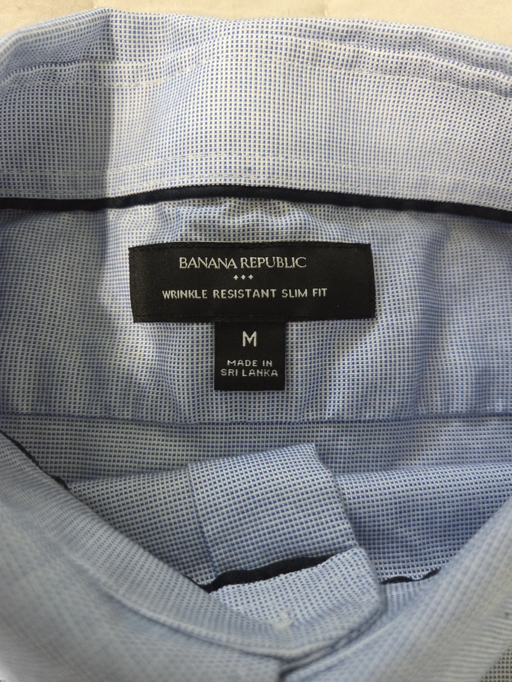 Banana Republic Pale Blue Men's Button-Down Dress Shirt
